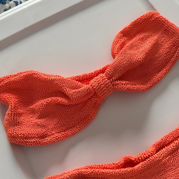 HUNZA Orange Knit Bikini Set - Picture 3 of 5
